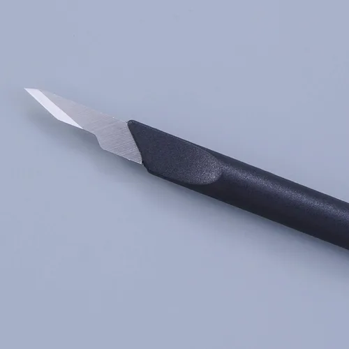 Vista 2 de ALLEX Cuchillo japonés Exacto para manualidades con tapa [hoja de precisión de 0.3 pulgadas], cuchillo de pasatiempo para manualidades, arte, kit