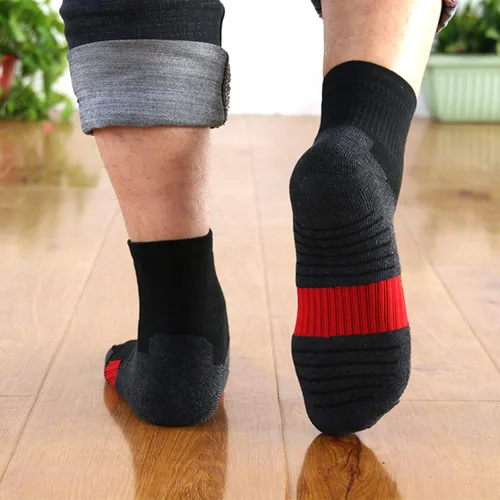 Vista 7 de AKOENY Calcetines tobilleros atléticos para correr para hombre (6 pares)