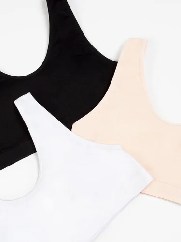 Vista 2 de Fruit of the Loom Girls' Seamless Stretch Sport Bra
