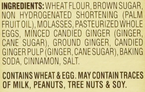 Vista 3 de Trader Joe's Cookie Thins Triple Jengibre, (paquete de 2)