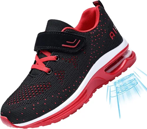 Vista 4 de PERSOUL Air Shoes - Zapatillas para niños y niñas, deportivas, para atletismo, gimnasio, correr