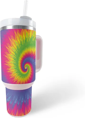Vista 22 de MightySkins Skin - Vaso de vinilo compatible con Stanley The Quencher H2.0 FlowState de 40 onzas, Typhoon, protectora, duradera y única, fácil
