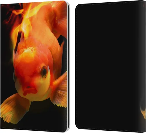 Vista 8 de Head Case Designs Funda de piel con licencia oficial de Dave Loblaw Aquarium Underwater compatible con Kindle Paperwhite 1/2/3