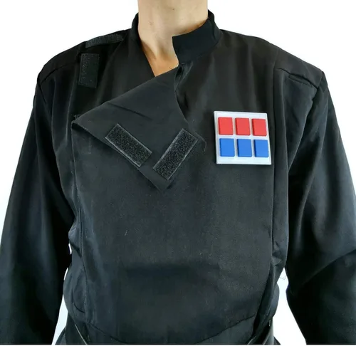 Vista 7 de Conjunto de disfraz de Star Wars con uniforme de oficial imperial negro