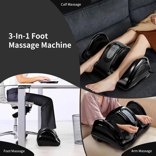 Vista 3 de Giantex Shiatsu - Máquina masajeadora de pies para pies, pierna y pantorrilla, tobillo para aliviar el dolor, regalo de spa, masaje de amasamiento