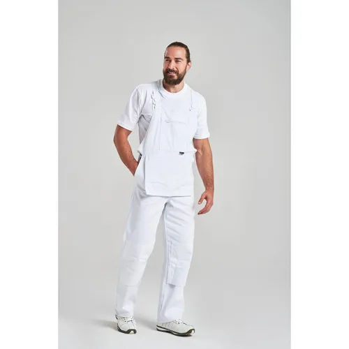 Vista 7 de Portwest S810 Bolton - Overol con peto de algodón blanco con bolsillos para las rodillas, talla S
