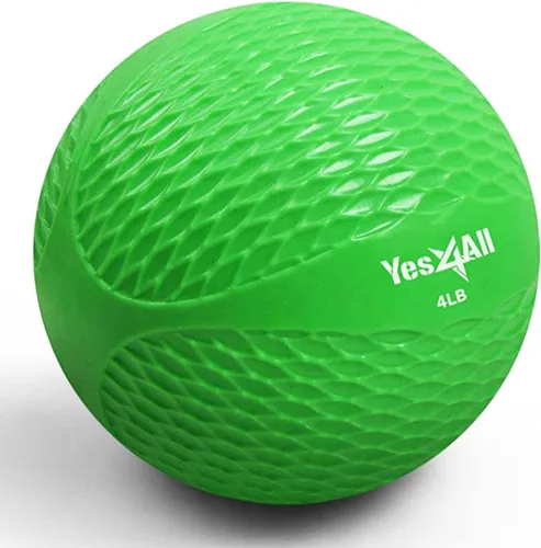 Vista 27 de Yes4All - Bolas de tonificación con peso para ejercicio, bolas medicinales suaves para ejercicio, pilates, yoga, equilibrio, flexibilidad, 2-10