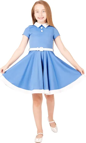 Vista 6 de BlackButterfly Vestido para niñas "Lucy" vintage Clarity 50, Negro