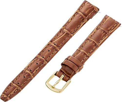 Vista 11 de Hadley-Roma Women's Alligator Grain Leather WatchStrap Negro