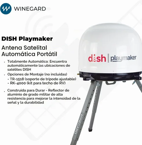 Vista 3 de Winegard Company., Antenna Only, Blanco