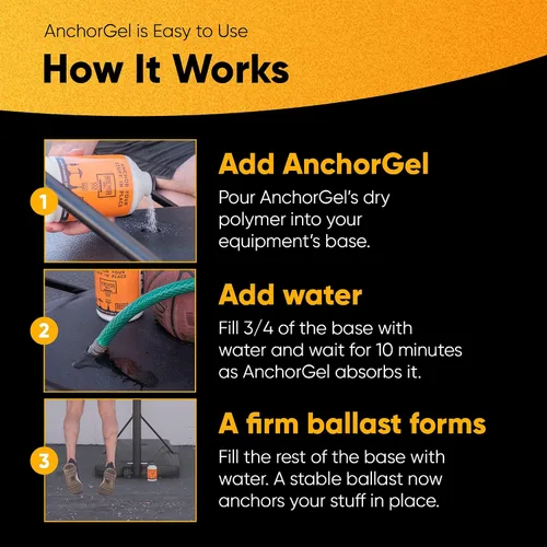 Vista 6 de Polímero, repuesto para bolsas de arena y arena para evitar que los aros de baloncesto portátiles, sombrillas de patio y otros equipos con una base