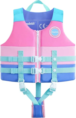 Vista 21 de Gogokids Chaleco de natación para niños de 2-3-4-5-6-7-8-9 años, flotadores de piscina para niños de 30-50-70 libras, flotabilidad para niños