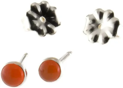 Vista 67 de Aretes pequeños de plata de ley para cartílago, tragus, hélix, múltiples piercings hipoalergénicos, piedra natal para mujer, juego de bisel