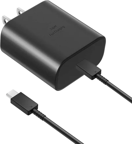Vista 7 de Cargador súper rápido de 45 W, cable de carga USB tipo C de 6.6 pies con cargador de teléfono Android, bloque de carga rápida para Samsung Galaxy