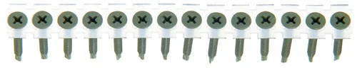 Vista 4 de SENCO 06C125WK For jobs using collated screw guns to install drywall, #2 Phillips, gray phosphate finish, coarse thread, fine head