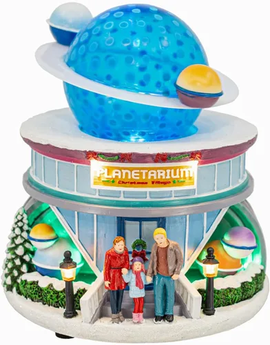 Vista 12 de Pueblo Navideño Animado de Santa en Fuga Accesorios de Casa Navideña Colección Figuritas para Decoraciones y Regalo Movimiento y Sonido