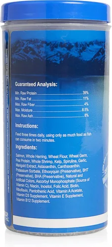 Vista 3 de Omega One Garlic Marine - Gránulos de hundimiento grandes, 9 oz.