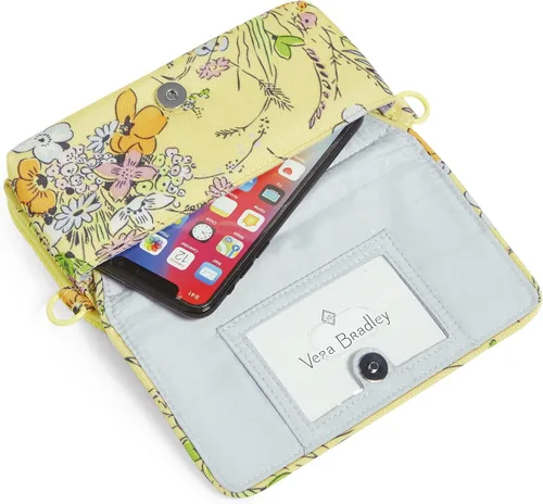 Vista 3 de Vera Bradley Bolso cruzado compacto y reciclado Lighten Up ReActive con protección RFID para mujer