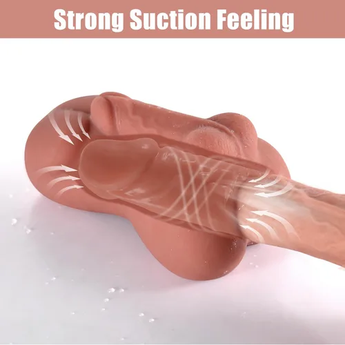 Vista 4 de ferch Masturbador anal masculino con gran ano, masturbador de trasero realista de 0.54 kg con caderas exuberantes y ano apretado para masturbación