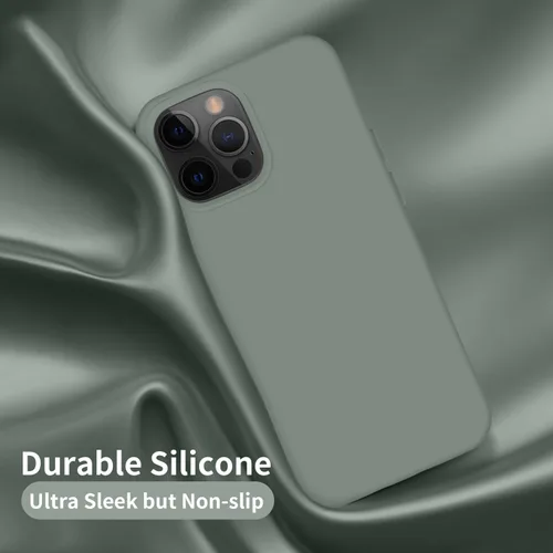 Vista 3 de Cordking Funda diseñada para iPhone 13 Pro Max, Funda Protectora de Teléfono de Silicona Ultra Delgada a Prueba de Golpes