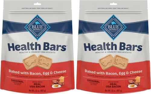 Vista 18 de Blue Buffalo Health Bars - Mini galletas para perros con huevo y queso