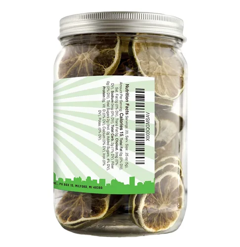 Vista 3 de Barrel Roll Bar Essentials Rodajas de lima seca cultivadas en Estados Unidos para cócteles 4 onzas de limas deshidratadas grandes Guarnición