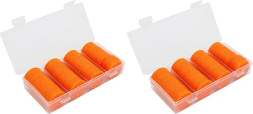 Vista 6 de Caja de 1.37 pulgadas de 120 monedas de conteo para fichas de póquer y monedas de juego (negro, 1.37 pulgadas)