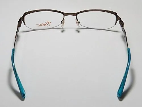 Vista 5 de Thalia Edita mujeresseñoras diseñador medio borde flexible bisagras glamour adulto tamaño auténtico gafas