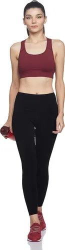 Vista 5 de 2XU Medias de compresión de tiro alto para mujer con cintura plana y ancha para entrenamiento y ejercicio