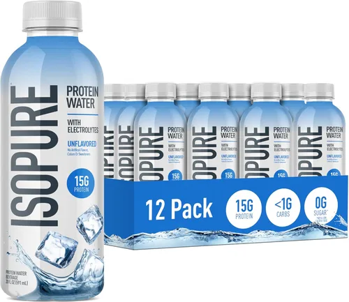 Vista 22 de Isopure - polvo de proteína de suero de leche con sabor a fruta ligera refrescante