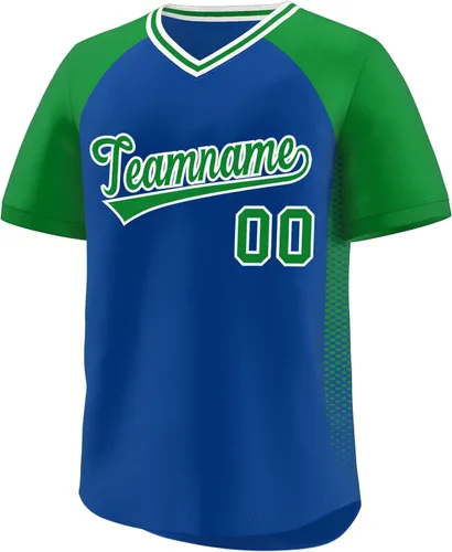 Vista 33 de Camiseta de béisbol personalizada con cuello en V para hombres, mujeres y jóvenes, camisetas de béisbol personalizadas con costuras o estampadas
