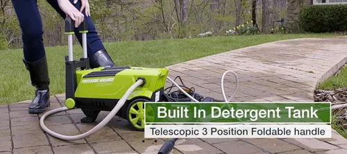 Vista 6 de Earthwise PW16503 1650 PSI 1.4 GPM Lavadora a presión eléctrica