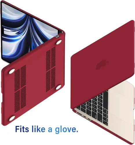 Vista 57 de IBENZER Funda para MacBook Air de 13 pulgadas 2026 2025 2024 2023 2022 M4 A3240 M3 A3113 M2 A2681, funda rígida con cubierta de teclado ScreenFilm