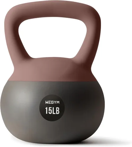 Vista 15 de WeGym Mancuernas suaves con base resistente a impactos acolchada y mango antideslizante de agarre ancho para entrenamientos en casa, levantamiento