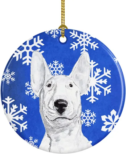 Vista 64 de Caroline's Treasures Cavalier Spaniel - Adorno de cerámica para colgar en el árbol de Navidad, para el hogar, Navidad, fiestas, regalo, 3 pulgadas