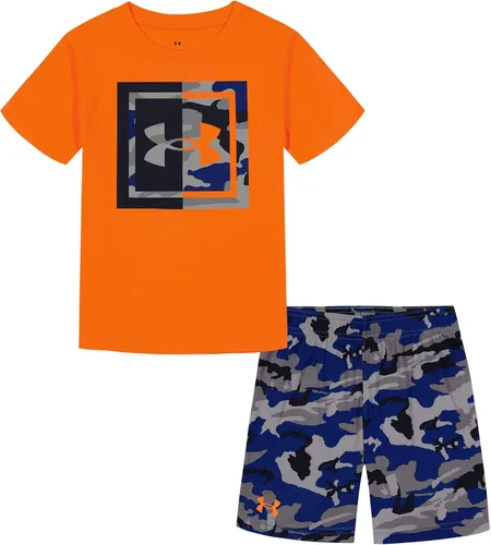 Vista 36 de Under Armour baby-girls Ua Terrazzo Leopard Heart SetShort Set