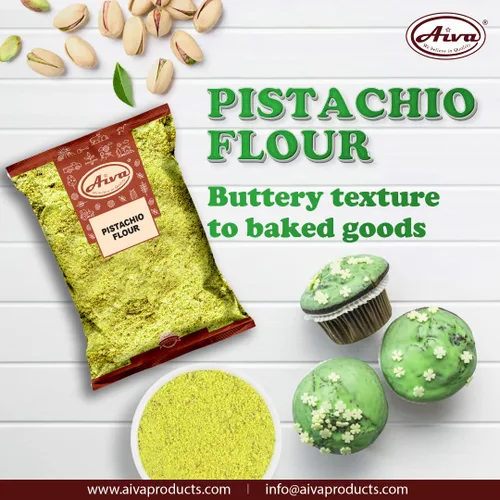 Vista 5 de Aiva Harina de pistacho 1 libra (pistacho molido) - Finamente molido para hornear, cocinar y postres