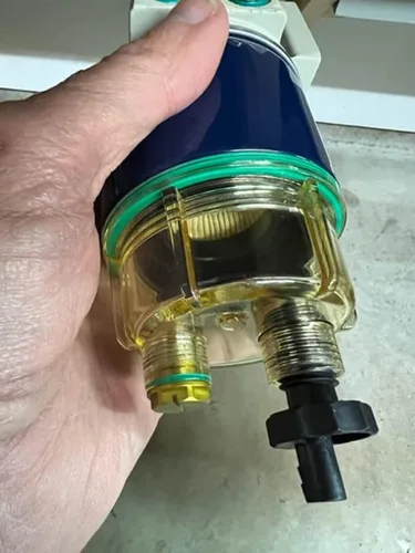 Vista 7 de Separador de agua con filtro de combustible R12T Compatible: S3240,120AT R12T NPT ZG1/4-19