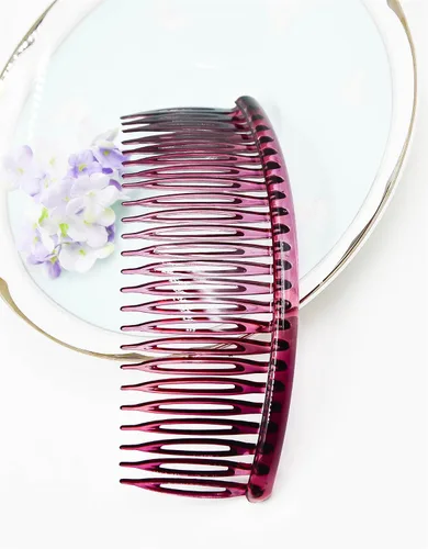 Vista 4 de Peine para el cabello con patrones surtidos de belleza sin esfuerzo de 4.7 pulgadas, paquete de 4