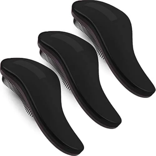 Vista 7 de 79STYLE 3 cepillos desenredantes para el cabello, sin enredos, para niños, sin nudos, sin dolor, desenredante para cabello fino y rizado