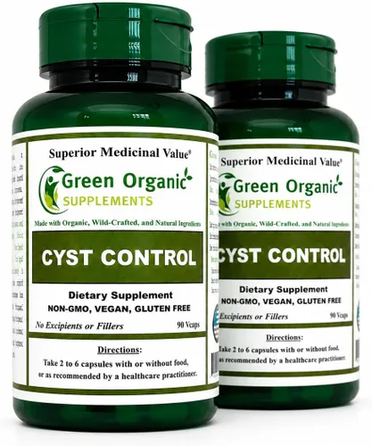 Vista 10 de Green Organic Supplements Quiste, quiste mamario, 90 VCaps, alta absorción, sin OMG, sin gluten (paquete de 1)