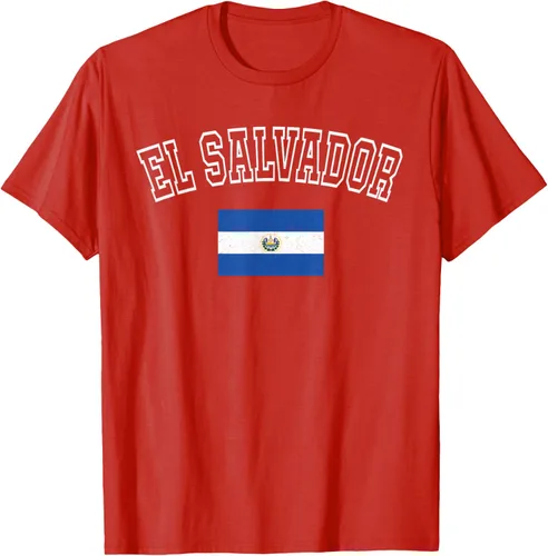 Vista 82 de Camiseta vintage con diseño de la bandera de El Salvador
