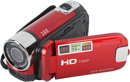 Vista 10 de LICAEVEY Videocámara de mano, 4K 48MP Mini DV videocámara con pantalla giratoria TFT de 2.7 pulgadas, 16x zoom digital Vlogging grabadora de cámara