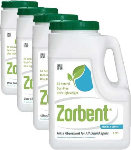Vista 9 de Kit para derrames de líquidos 16 veces más absorbente que la arcilla, grado comercial, para vómito, orina, aceite, polvo absorbente para todos