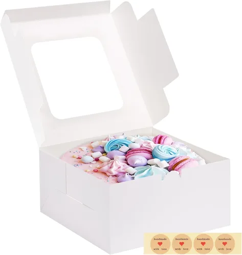 Vista 8 de Moretoes - Paquete de 3 cajas para pasteles de 12 x 12 x 8 pulgadas