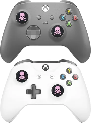 Vista 3 de 9CDeer Performance Joystick - Juego de 6 empuñaduras analógicas compatibles con PS5, PS4, Xbox Series XS Xbox One, Switch Pro Controller Skull negro