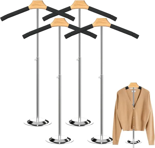 Vista 10 de Pantalla ajustable para camisetas para adultos para proveedores, soporte de hombro flexible de 18 a 31.1 pulgadas, soporte de hombro portátil