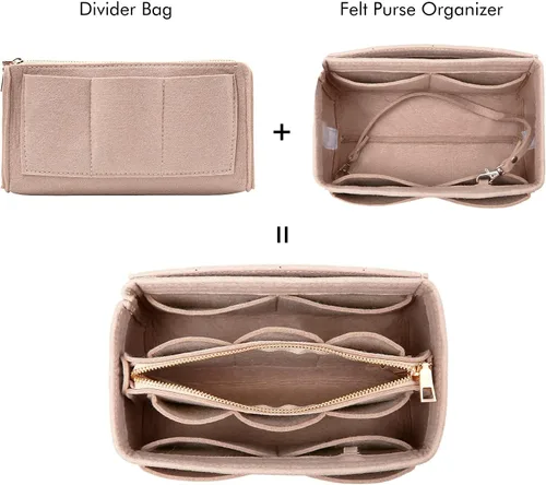 Vista 3 de Surblue Organizador de bolso para bolsos, organizador de bolsas de fieltro para bolso, organizador de bolsas de mano, inserto moldeador