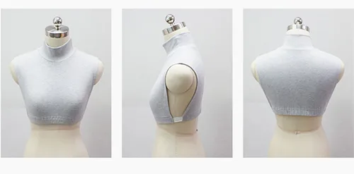 Vista 5 de MULLSAN Dickey - Funda de hombro falsa para cuello alto falso, talla única