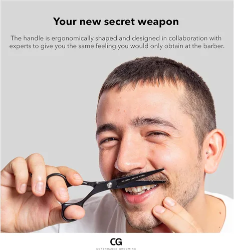 Vista 4 de Copenhagen Grooming Tijeras para barba - Tijeras para bigote para hombre